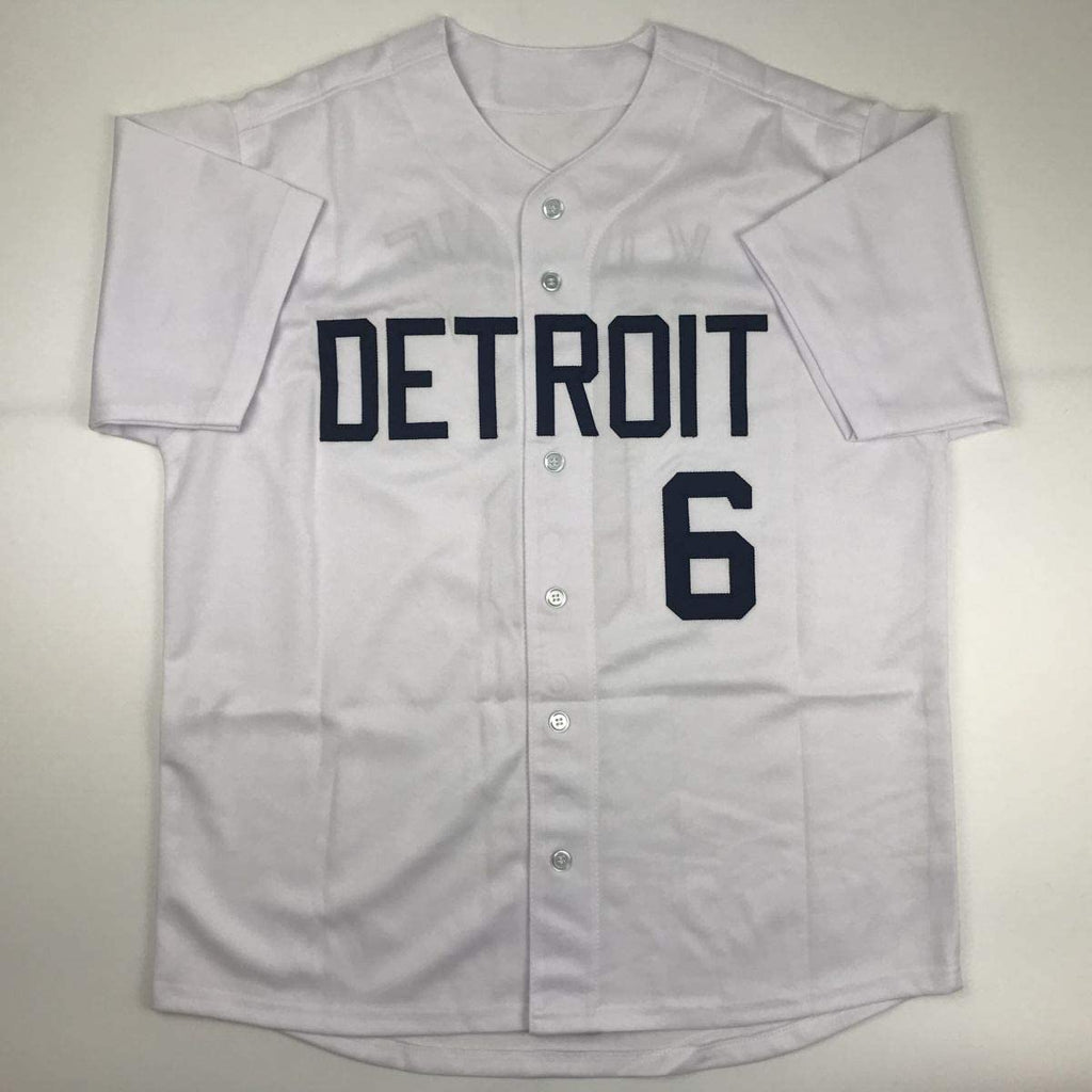 Autographed/Signed Al Kaline Detroit White Baseball Jersey JSA COA