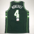 Autographed/Signed Sidney Moncrief Milwaukee Green/White Basketball Jersey PSA/DNA COA