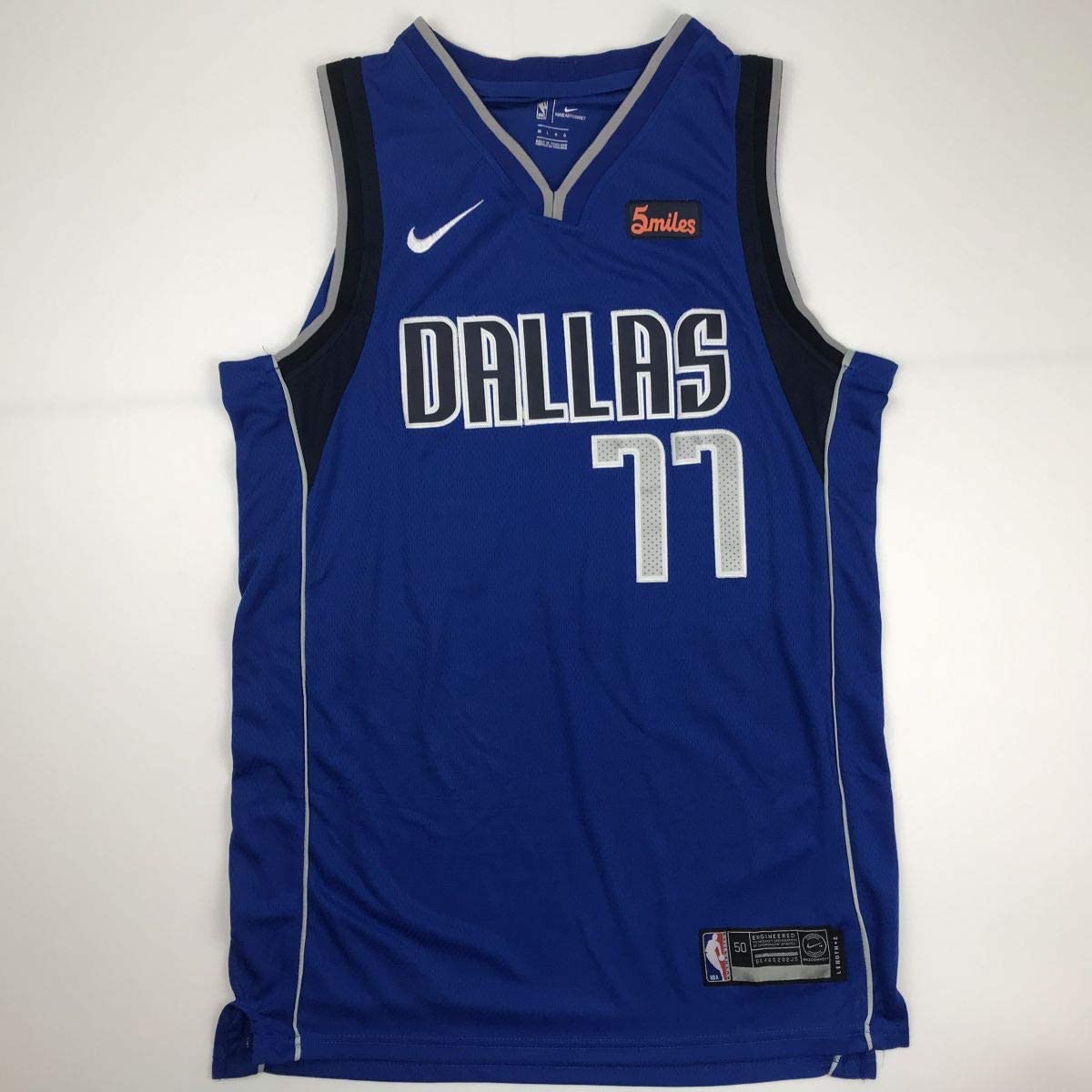 Autographed/Signed Luka Doncic Dallas Blue Basketball Jersey PSA/DNA COA
