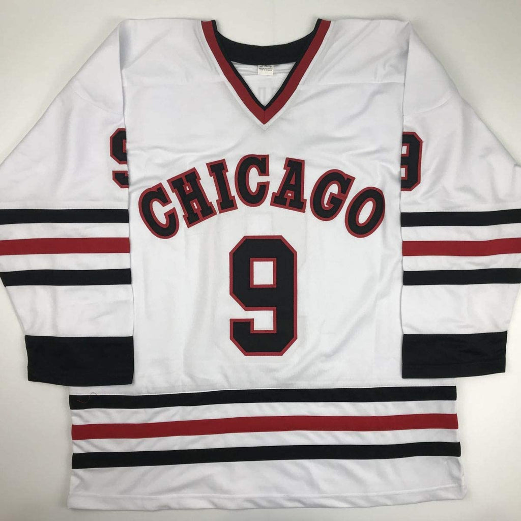 Autographed/Signed Bobby Hull Chicago White Hockey Jersey JSA COA