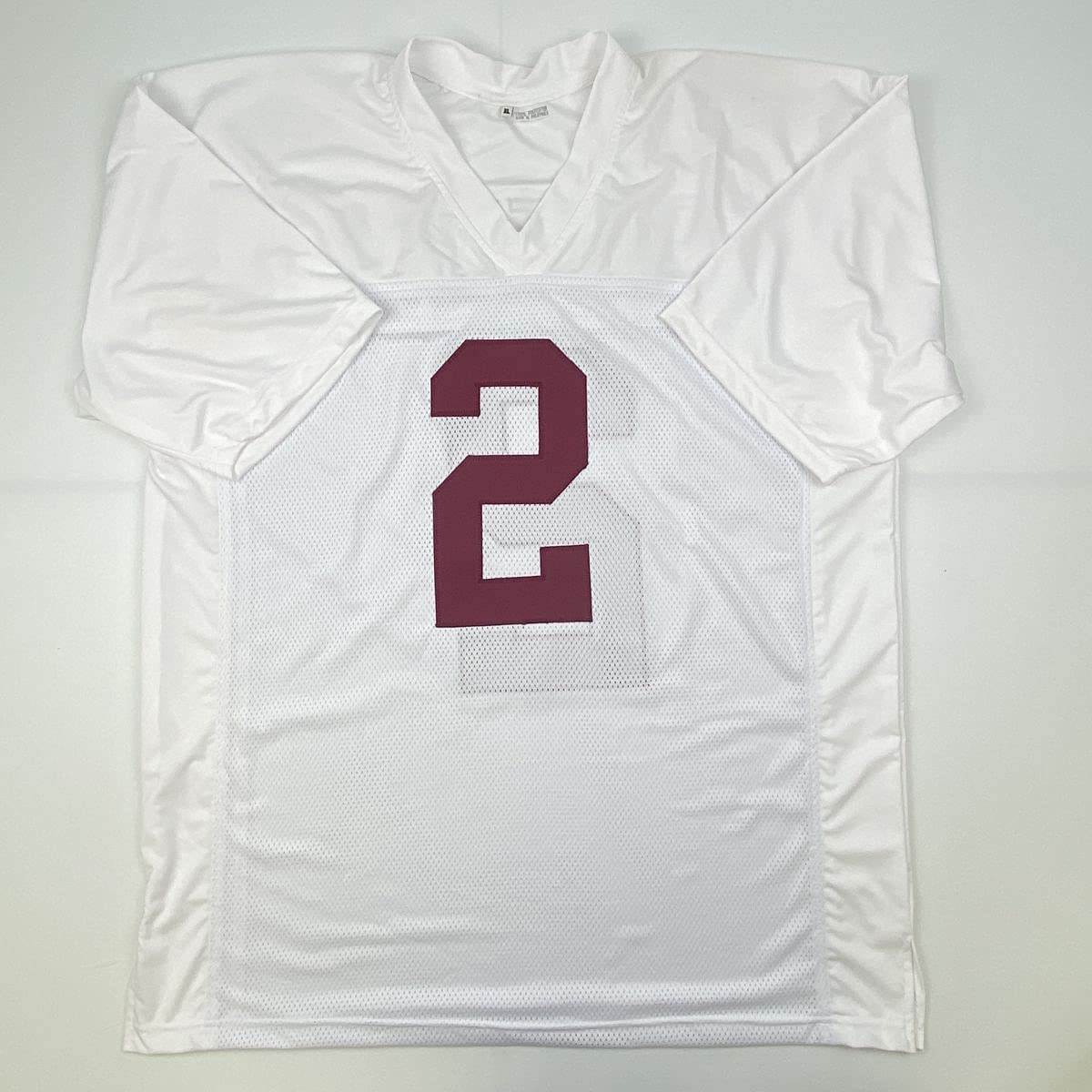 Autographed/Signed Patrick Surtain II Alabama White College Football Jersey JSA COA