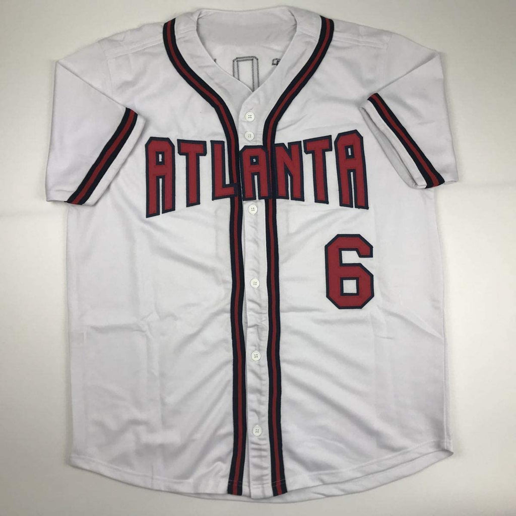Autographed/Signed Bobby Cox HOF 14 Atlanta White Baseball Jersey JSA COA