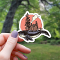 Cosmic Whale Home Sticker - 3"