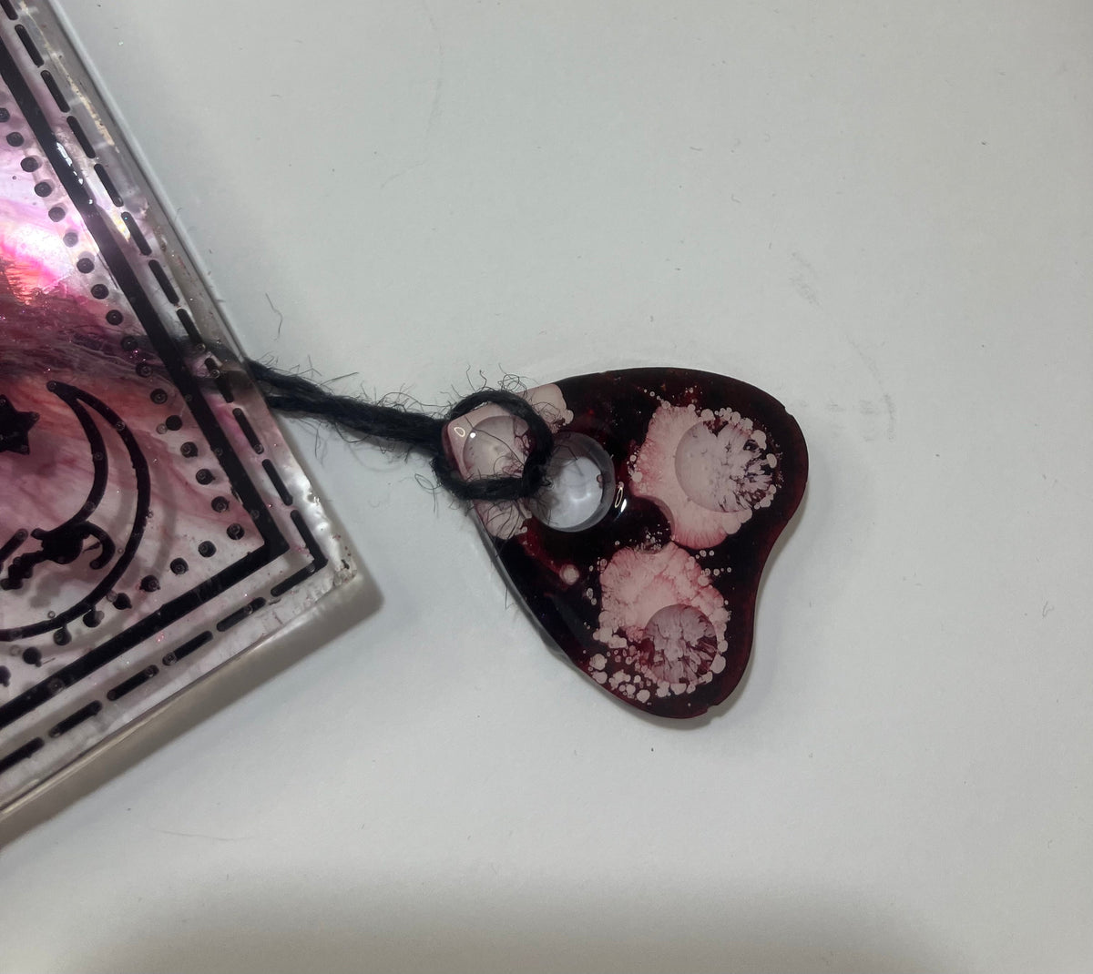 Handmade Resin Ouija Spirit Board with Planchette