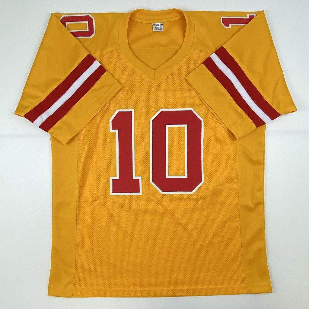 Autographed/Signed Tyreek Hill Kansas City Yellow Football Jersey JSA COA