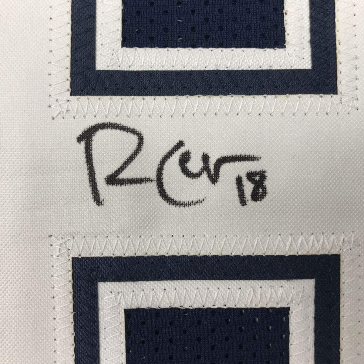 Autographed/Signed Randall Cobb Dallas Dark Blue Football Jersey JSA COA