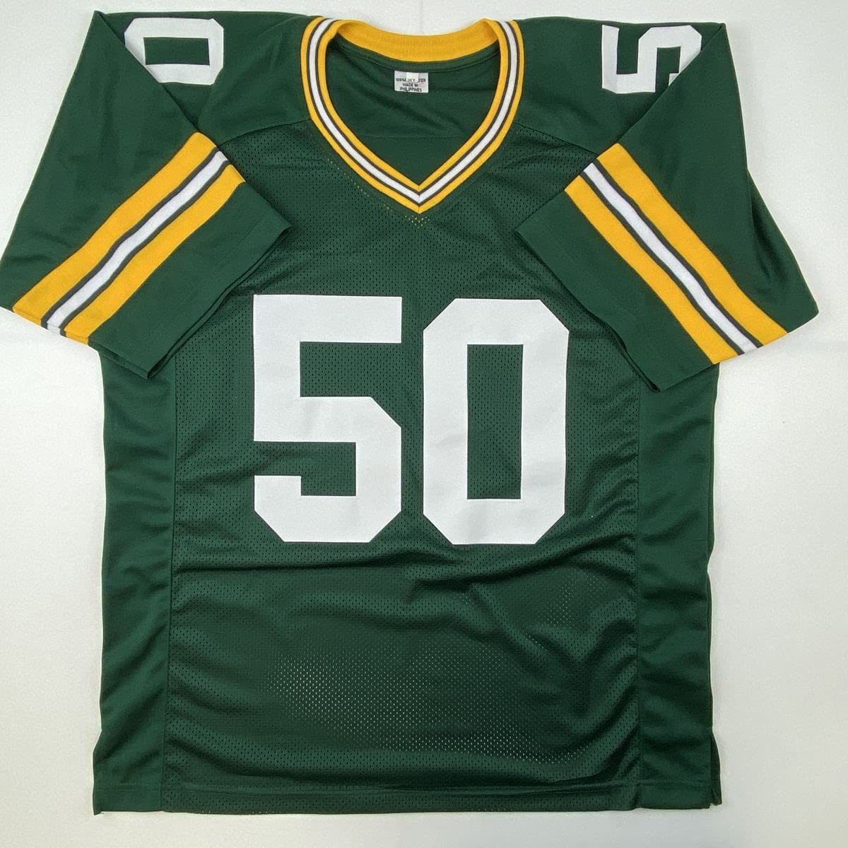 Autographed/Signed AJ A.J. Hawk Green Bay Green Football Jersey JSA COA