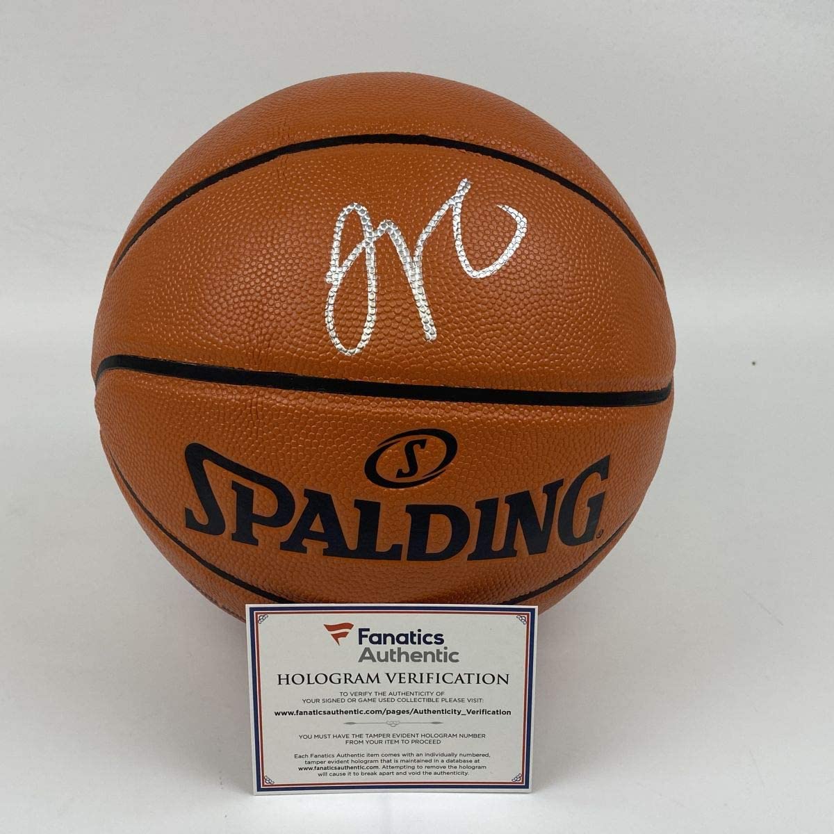 Autographed/Signed Jayson Tatum Boston Celtics Spalding Full Size FS Basketball Fanatics COA