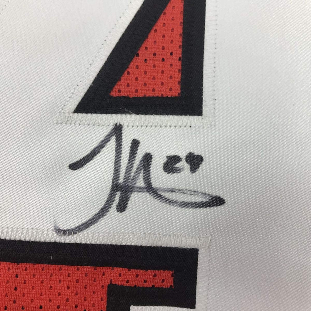 Autographed/Signed Tyreek Hill Oklahoma State Orange College Football Jersey JSA COA