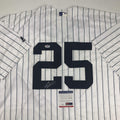 Autographed/Signed Gleyber Torres New York Pinstripe Baseball Jersey PSA/DNA COA
