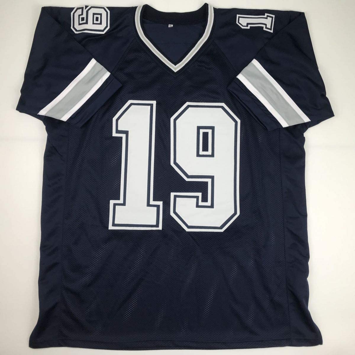 Autographed/Signed Amari Cooper Dallas Dark Blue Football Jersey JSA COA