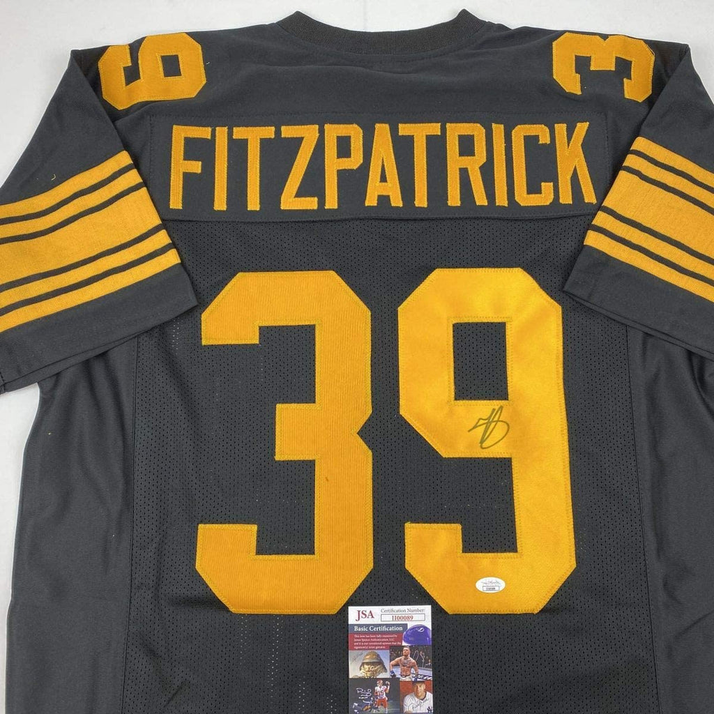 Autographed/Signed Minkah Fitzpatrick Pittsburgh Color Rush Football Jersey JSA COA