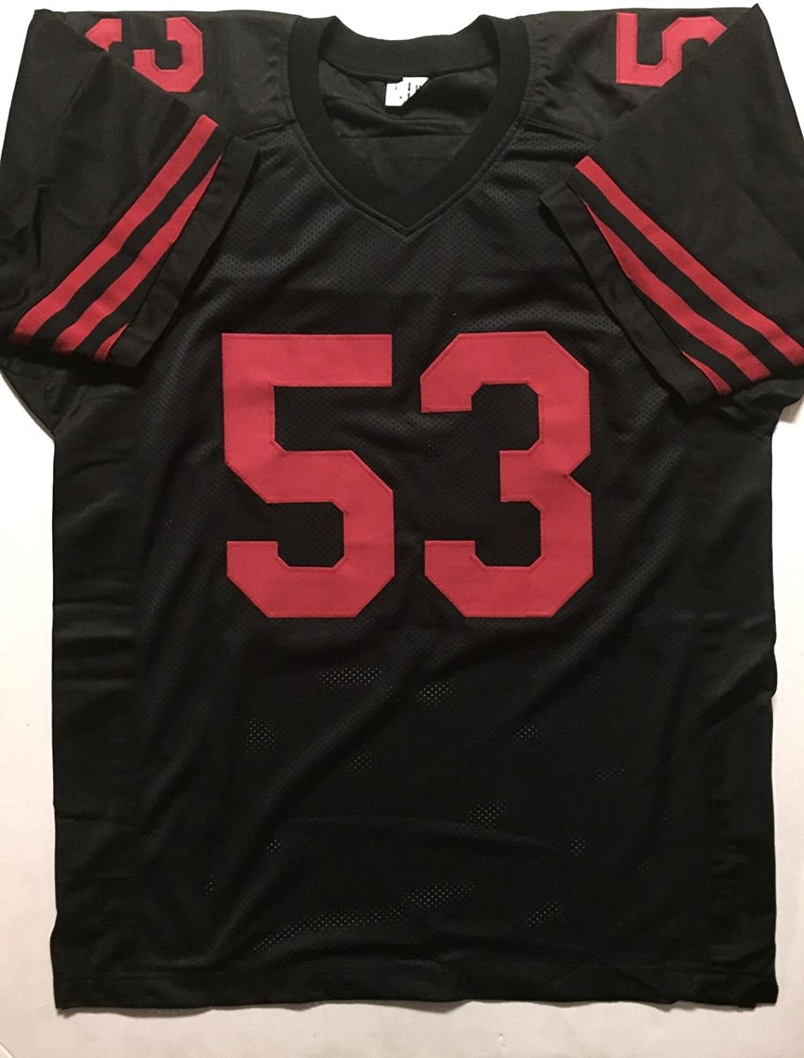 Autographed/Signed Navorro Bowman San Francisco 49ers Black Football Jersey JSA COA
