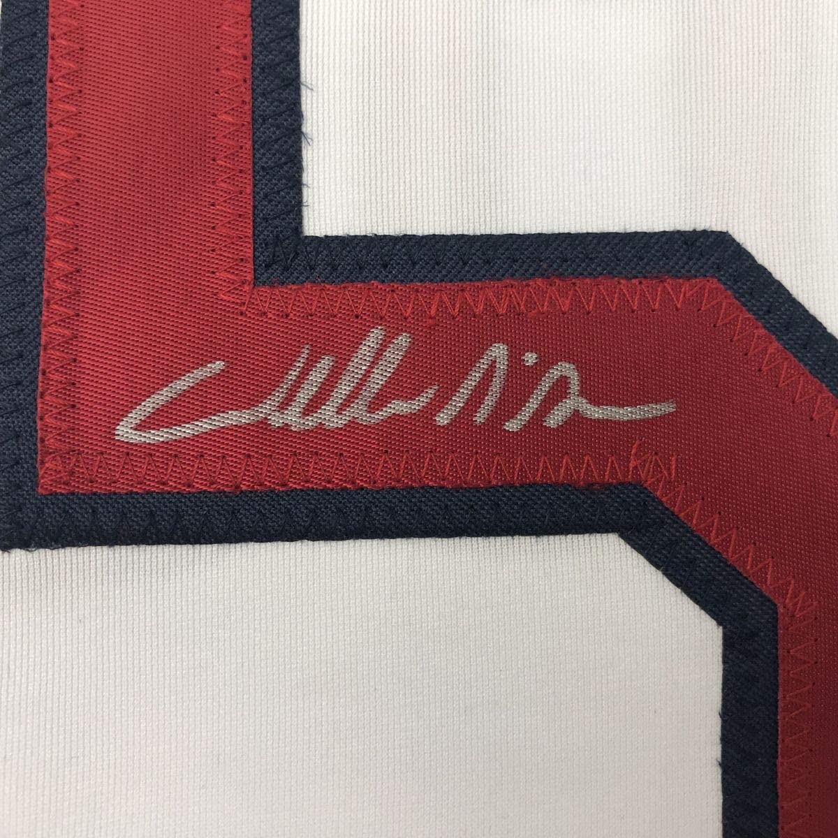 Autographed/Signed Willie McGee St. Louis White Baseball Jersey JSA COA