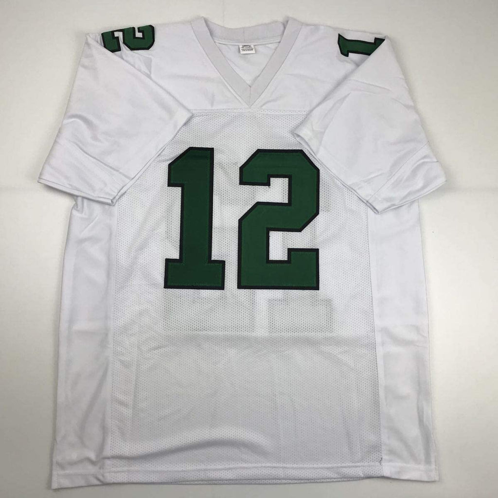 Autographed/Signed Randall Cunningham Philadelphia White Football Jersey JSA COA