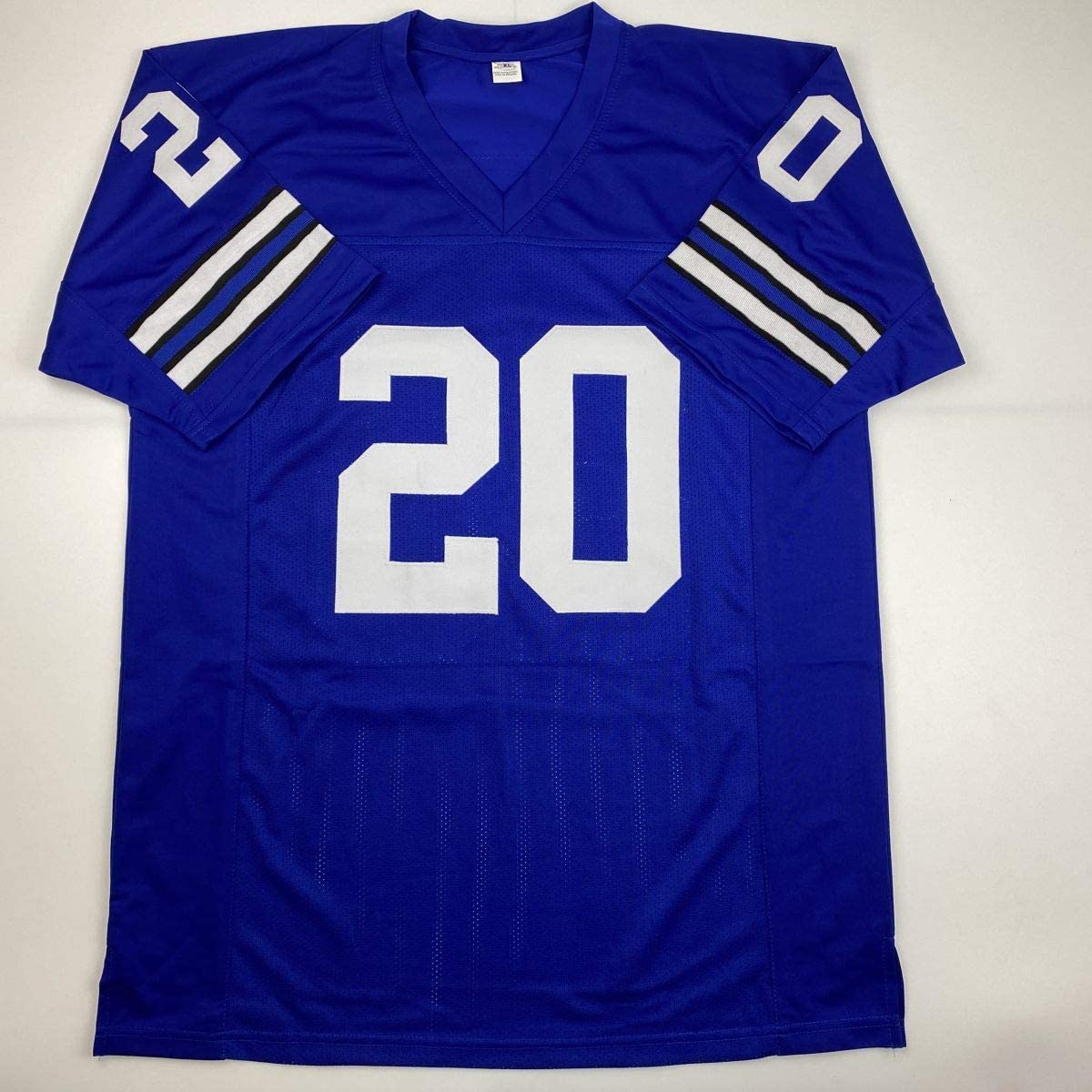 Autographed/Signed Mel Renfro HOF 96 Dallas Blue Football Jersey JSA COA
