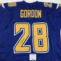 Autographed/Signed Melvin Gordon Los Angeles LA Color Rush Football Jersey Beckett BAS COA