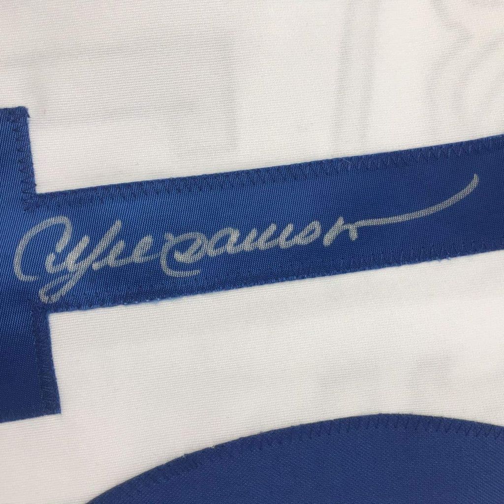 Autographed/Signed Andre Dawson Montreal White Baseball Jersey JSA COA