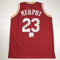 Autographed/Signed Calvin Murphy Houston Red Basketball Jersey PSA/DNA COA
