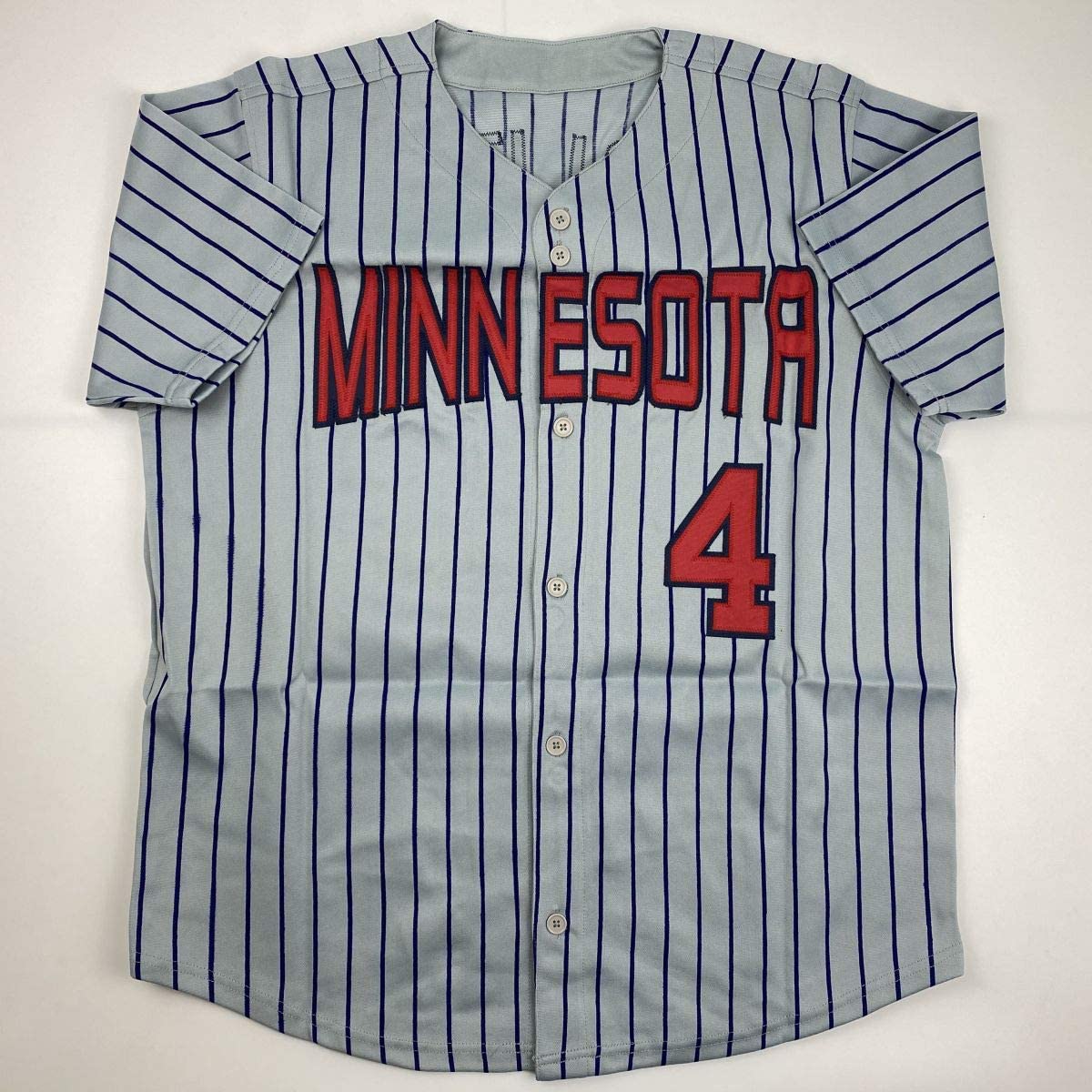 Autographed/Signed Paul Molitor Minnesota Pinstripe Baseball Jersey JSA COA