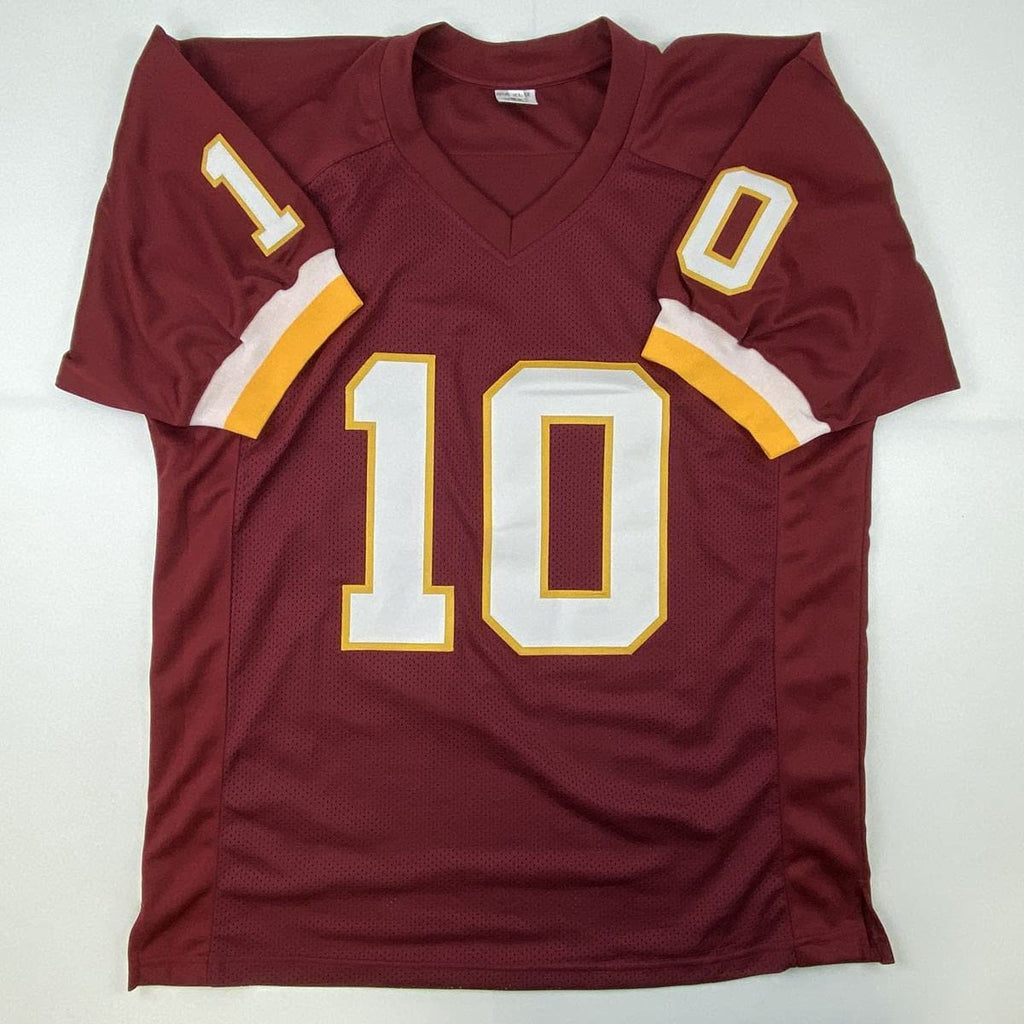 Autographed/Signed Curtis Samuel Washington Burgundy Football Jersey JSA COA
