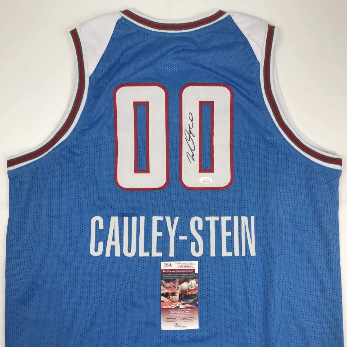 Autographed/Signed Willie Cauley-Stein Sacramento Retro Blue Basketball Jersey JSA COA