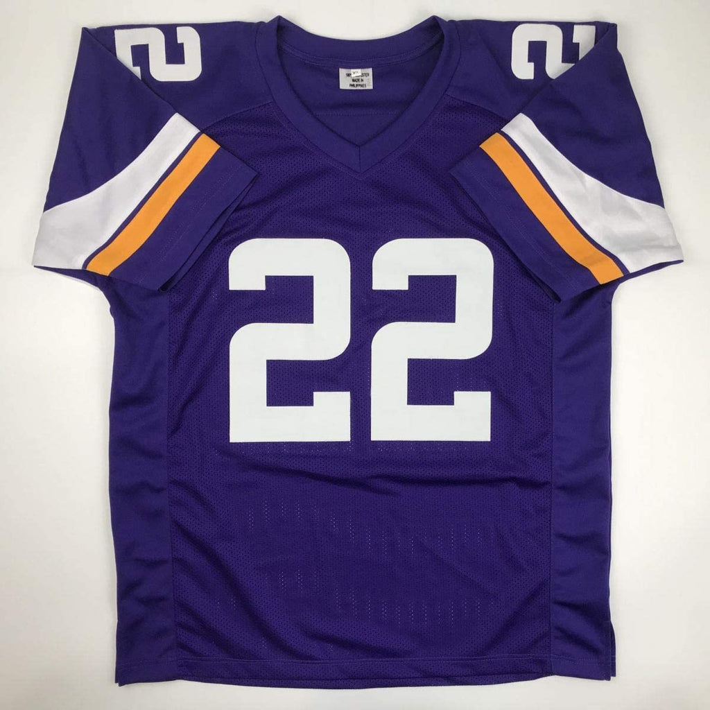 Autographed/Signed Harrison Smith Minnesota Purple Football Jersey JSA COA