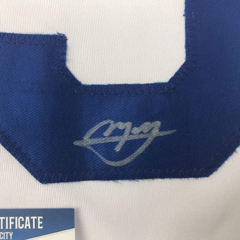 Autographed/Signed Manny Machado San Diego White Baseball Jersey Beckett BAS COA