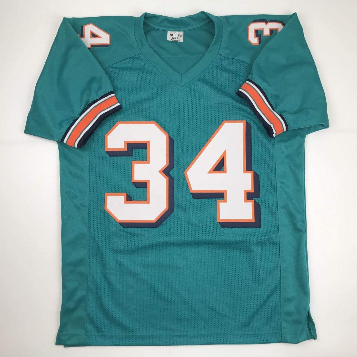 Autographed/Signed Ricky Williams Miami Teal Football Jersey PSA/DNA COA