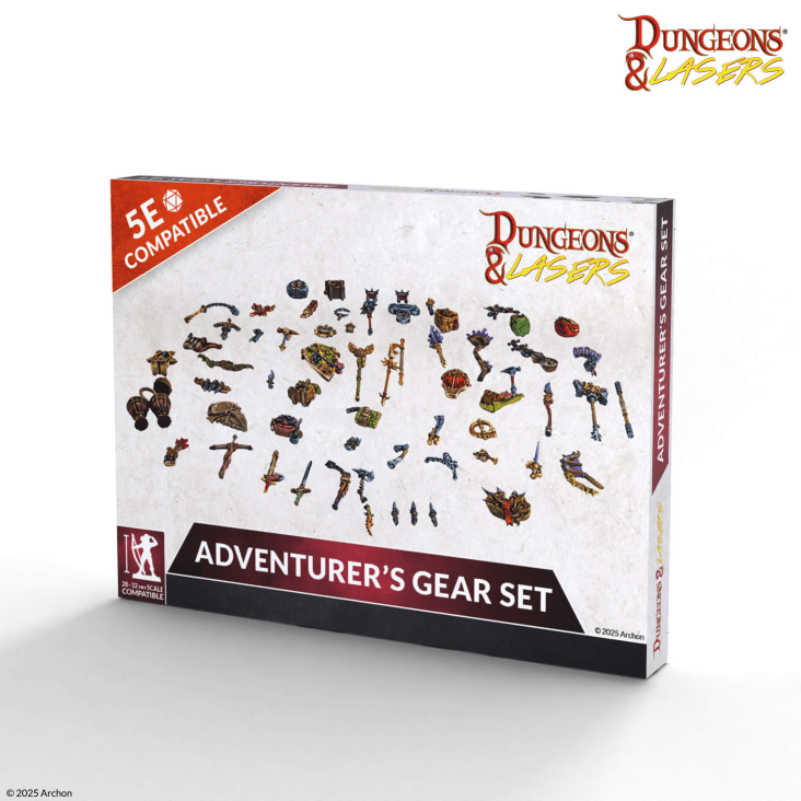 Dungeons & Lasers: Adventurer's Gear Set