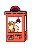 Pokemon: Arcanine Adoption Center Enamel Pin