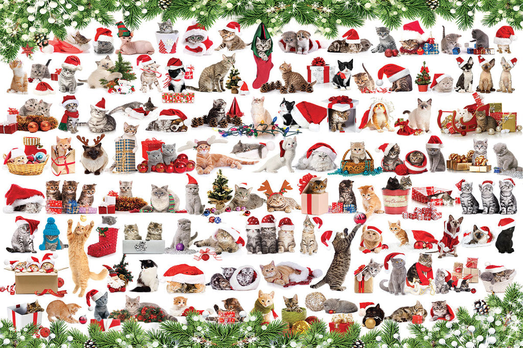 Puzzle: Holiday Cats Tin