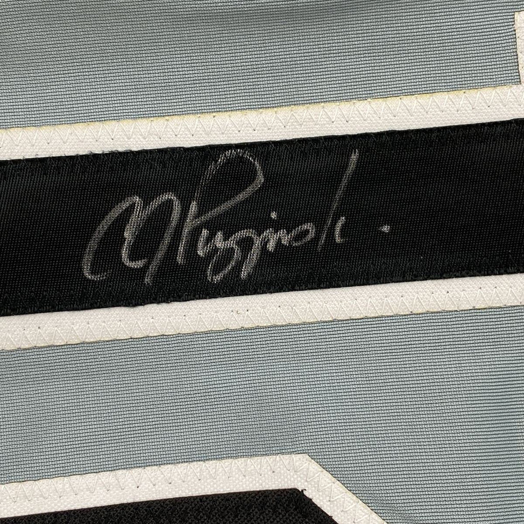 Autographed/Signed AJ A.J. Pierzynski Chicago Grey Baseball Jersey PSA/DNA COA