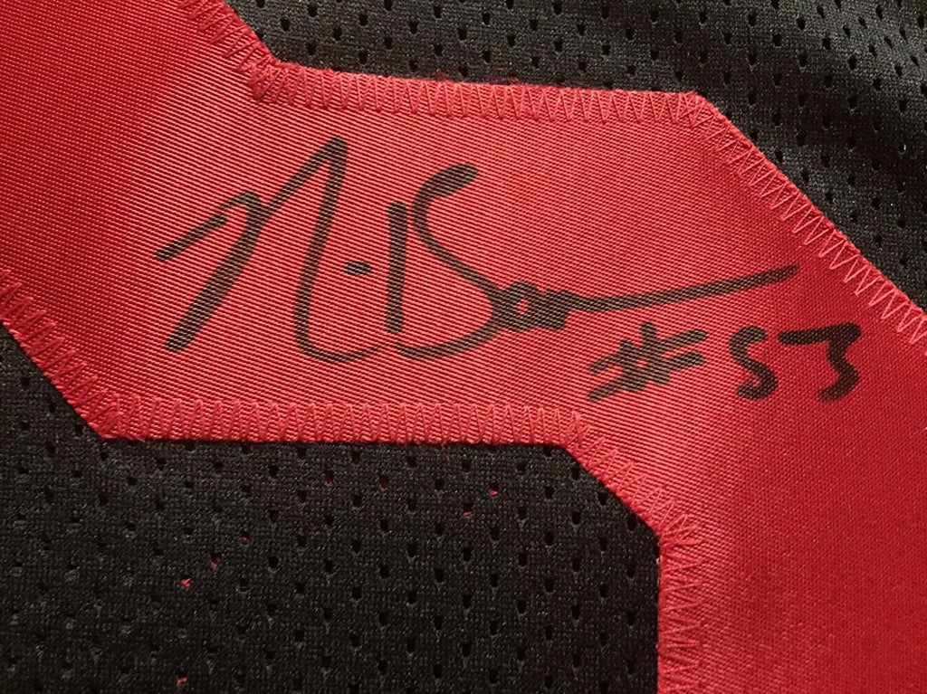 Autographed/Signed Navorro Bowman San Francisco 49ers Black Football Jersey JSA COA