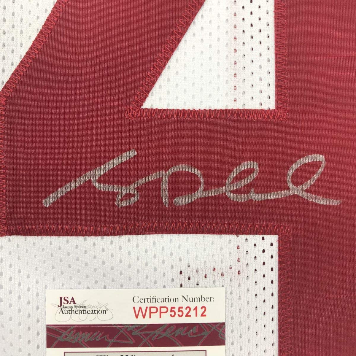 Autographed/Signed Sam Darnold USC Southen Cal White College Football Jersey JSA COA