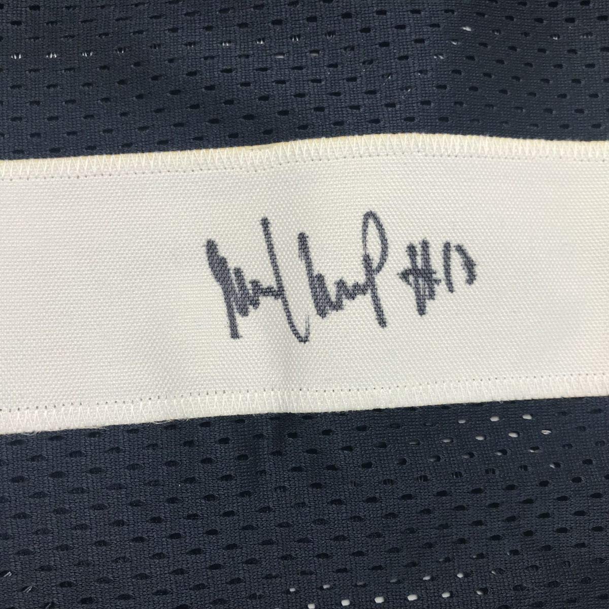 Autographed/Signed Michael Gallup Dallas Thanksgiving Day Football Jersey JSA COA