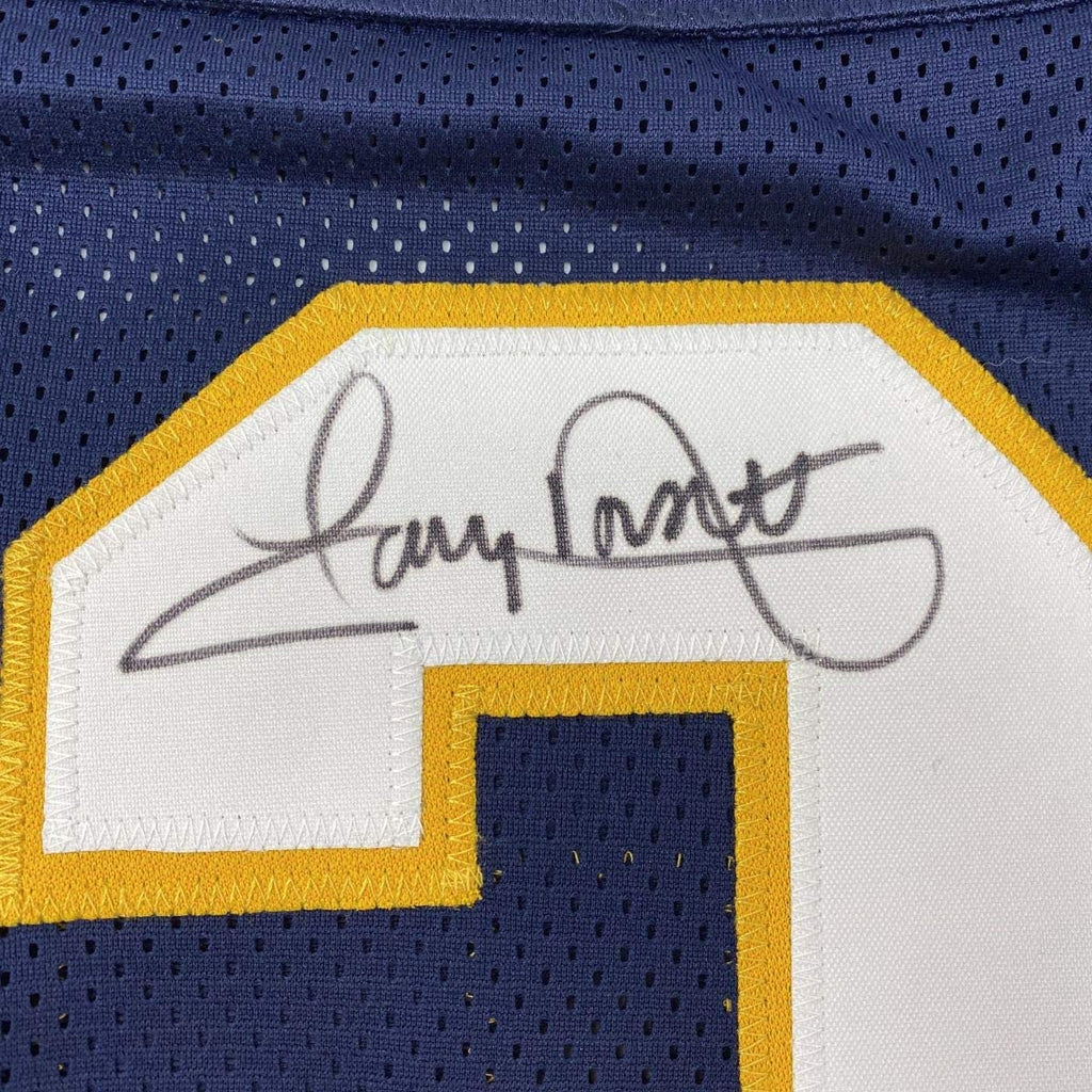 Autographed/Signed Tony Dorsett Pittsburgh Blue College Football Jersey JSA COA