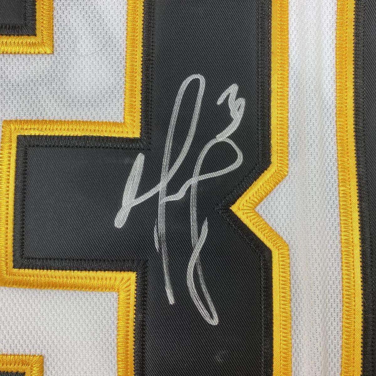 Autographed/Signed Matt Murray Pittsburgh White Hockey Jersey Beckett BAS COA