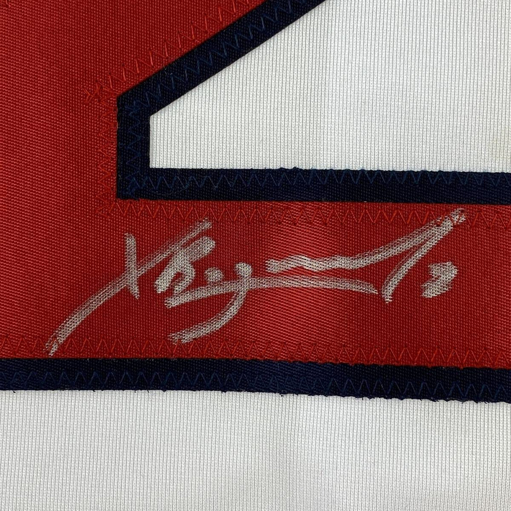 Autographed/Signed Xander Bogaerts Boston White Baseball Jersey PSA/DNA COA