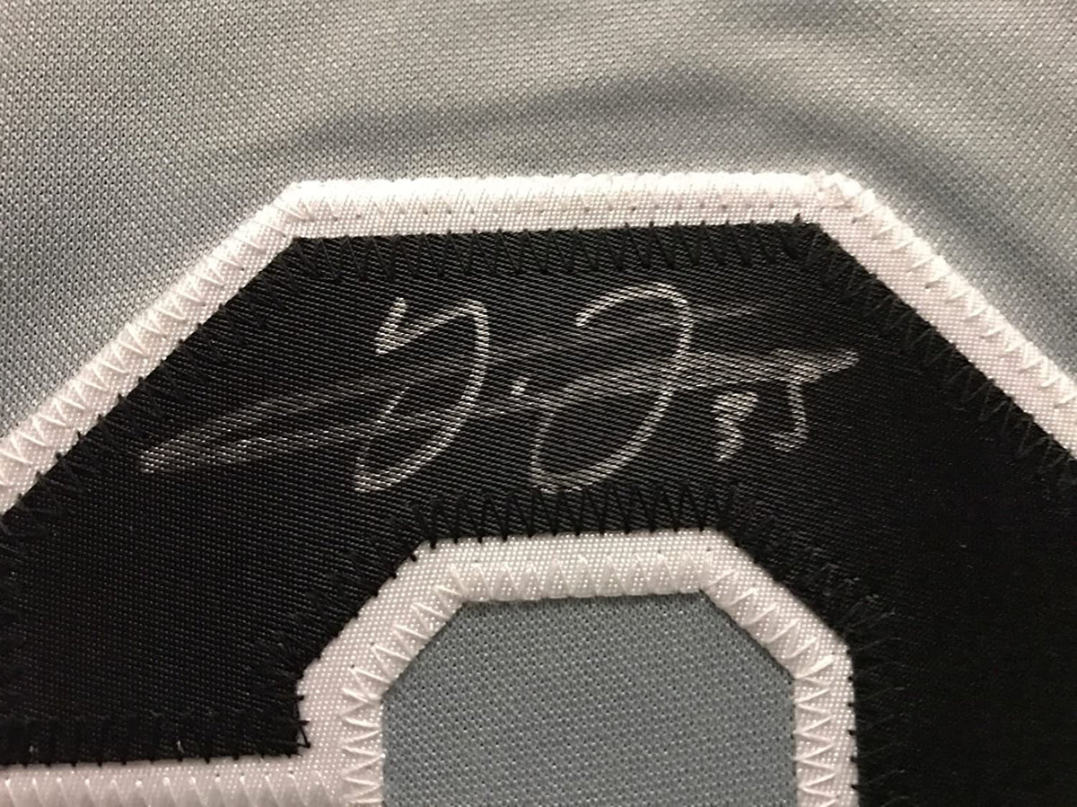 Autographed/Signed Frank Thomas Chicago White Sox Grey Baseball Jersey PSA/DNA COA