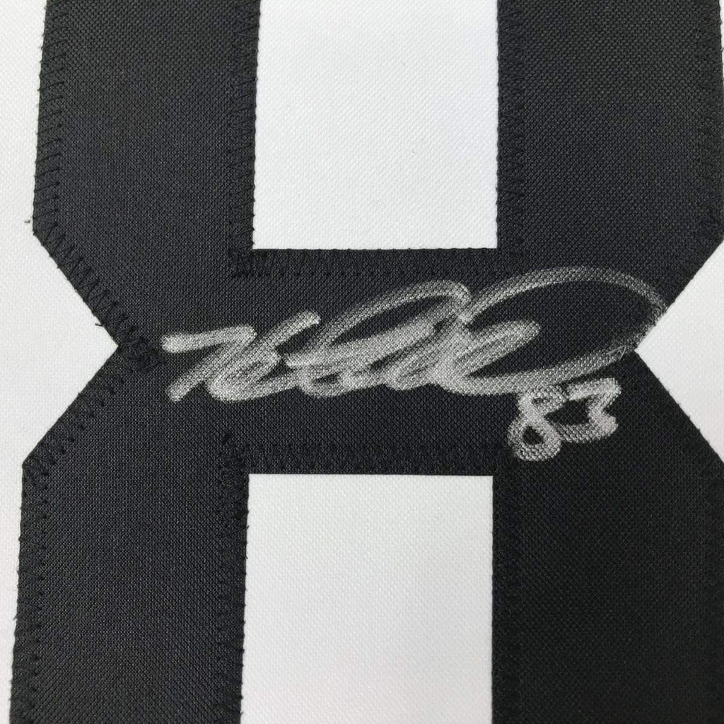 Autographed/Signed Heath Miller Pittsburgh Bumble Bee Football Jersey JSA COA