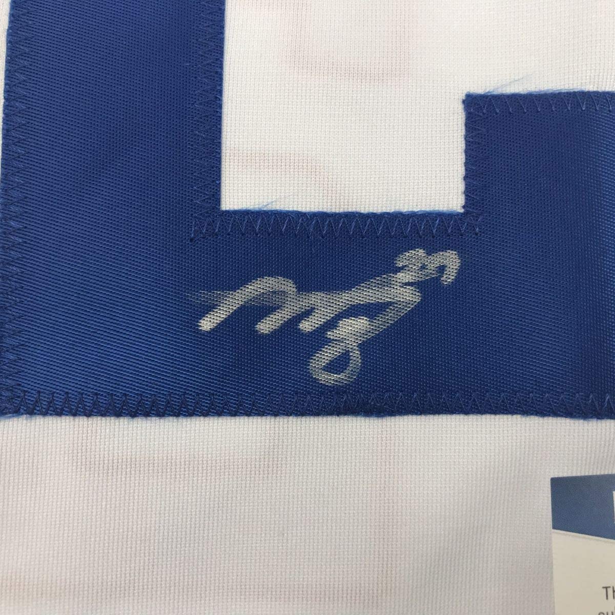Autographed/Signed Alex Verdugo Los Angeles LA White Baseball Jersey Beckett BAS COA