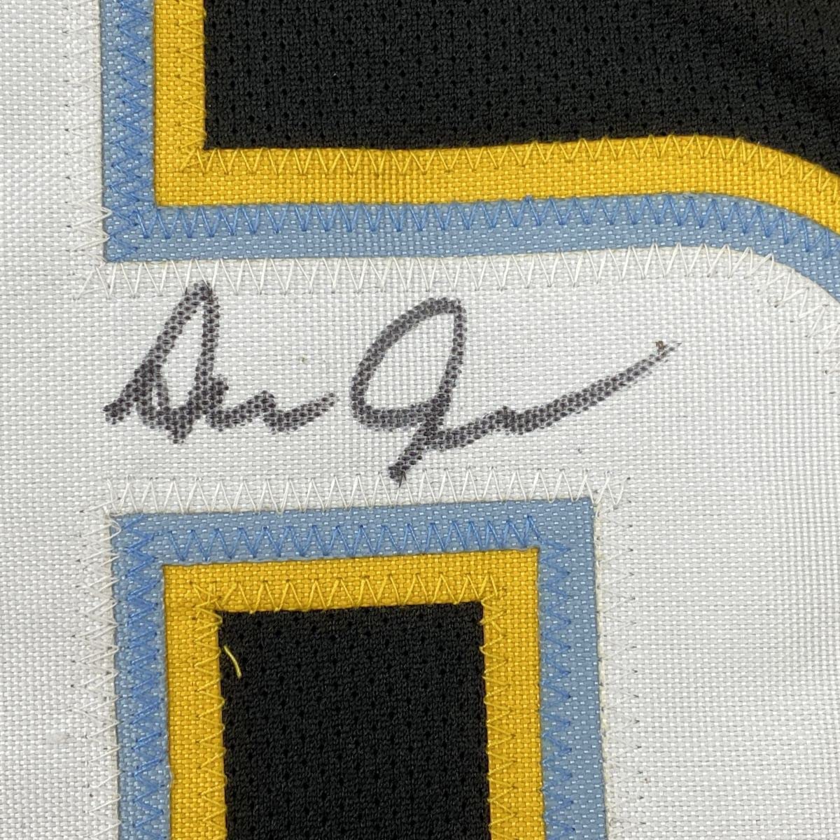 Autographed/Signed Asante Samuel Jr. Los Angeles LA Black Football Jersey JSA COA