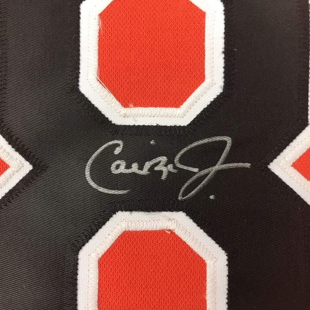 Autographed/Signed Cal Ripken Jr. Baltimore Orange Baseball Jersey JSA COA