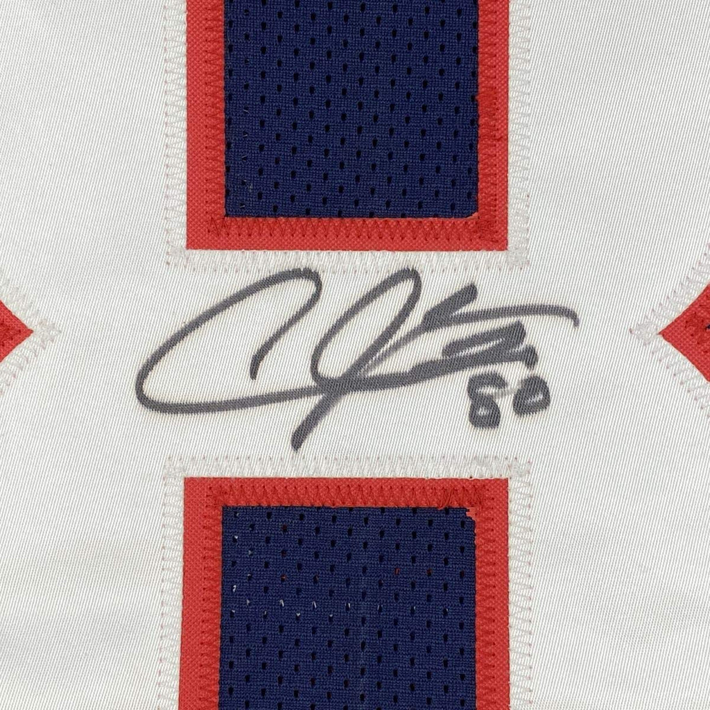 Autographed/Signed Andre Johnson Houston Blue Football Jersey JSA COA