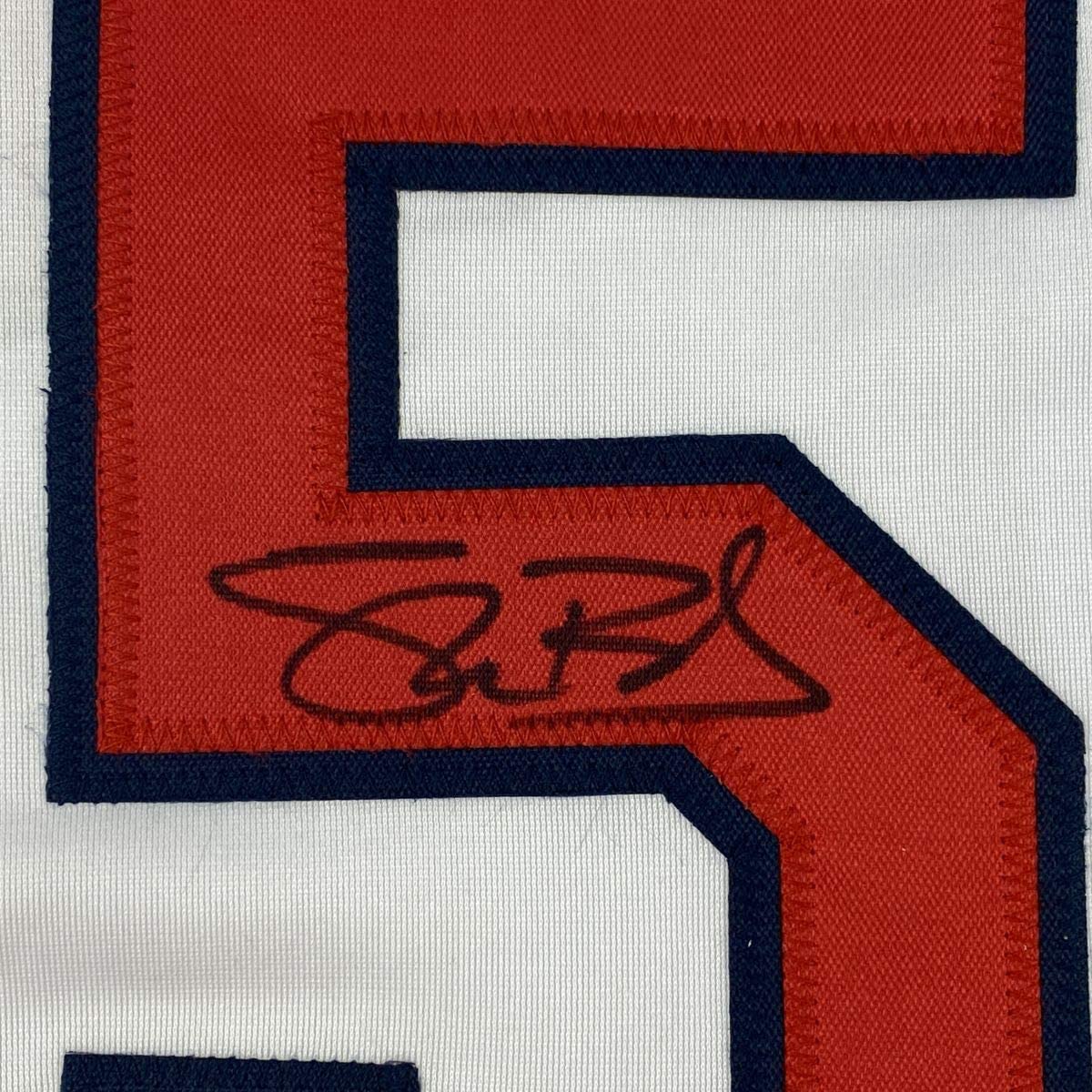 Autographed/Signed Shane Bieber Cleveland White Baseball Jersey JSA COA