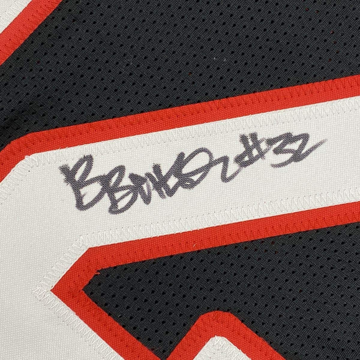 Autographed/Signed Budda Baker Arizona Black Football Jersey Beckett BAS COA