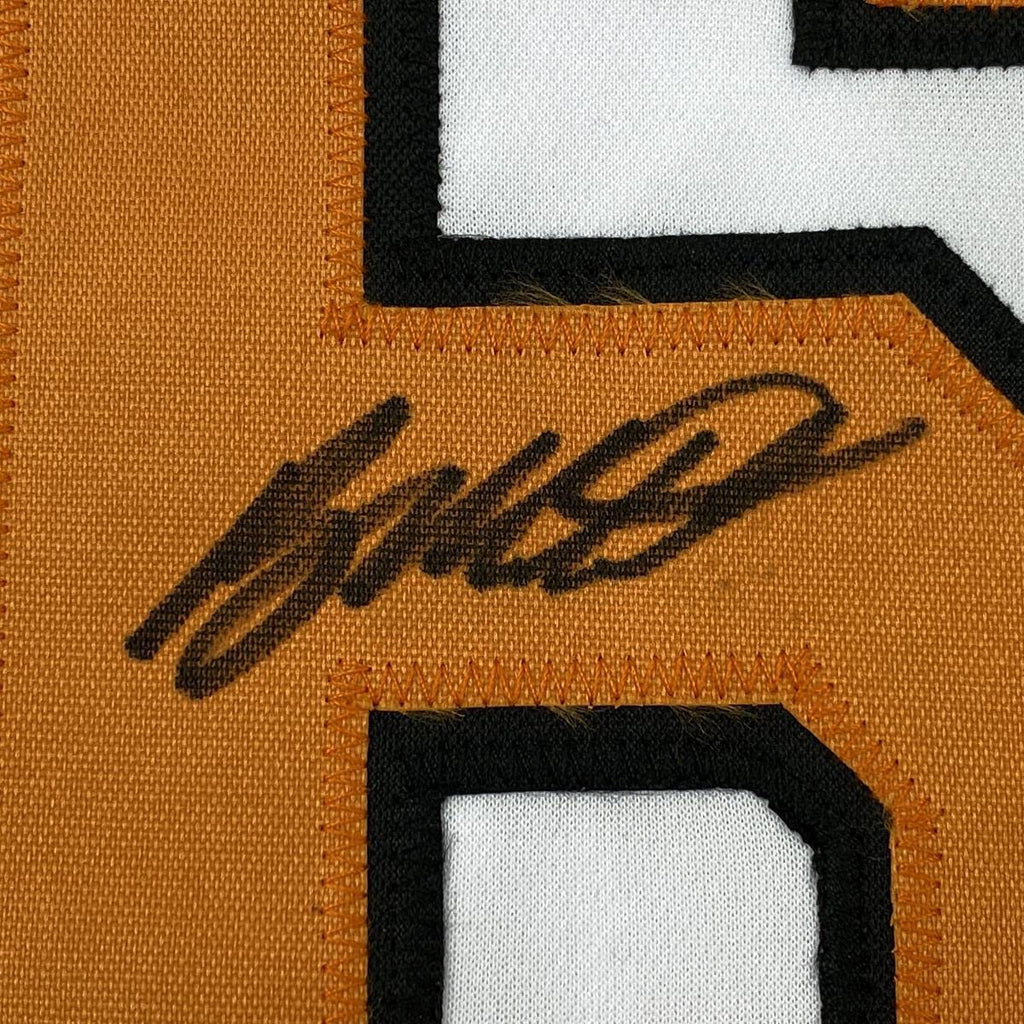 Autographed/Signed Ryan Mountcastle Baltimore White Baseball Jersey Beckett BAS COA