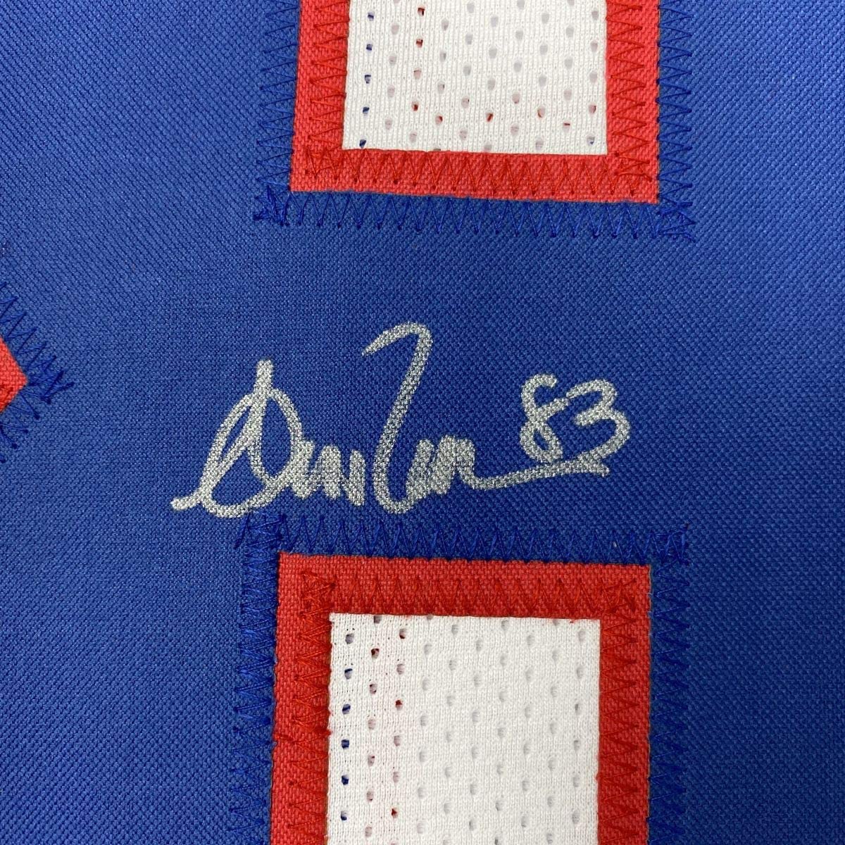 Autographed/Signed Andre Reed Buffalo White Football Jersey JSA COA