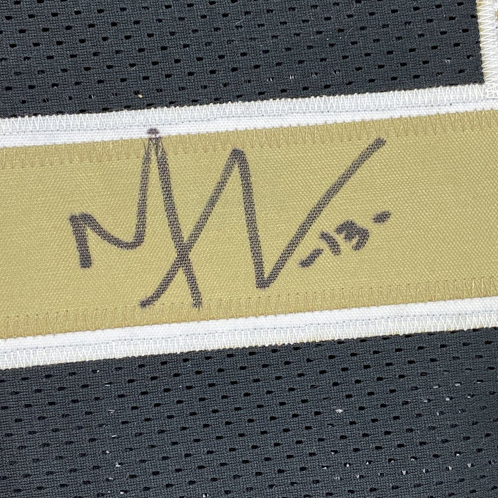 Autographed/Signed Michael Thomas New Orleans Black Football Jersey Beckett BAS COA
